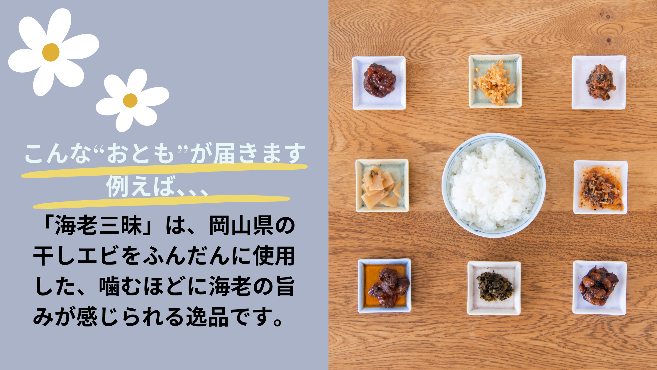 ご飯のおともセレクトセットのおすすめポイント